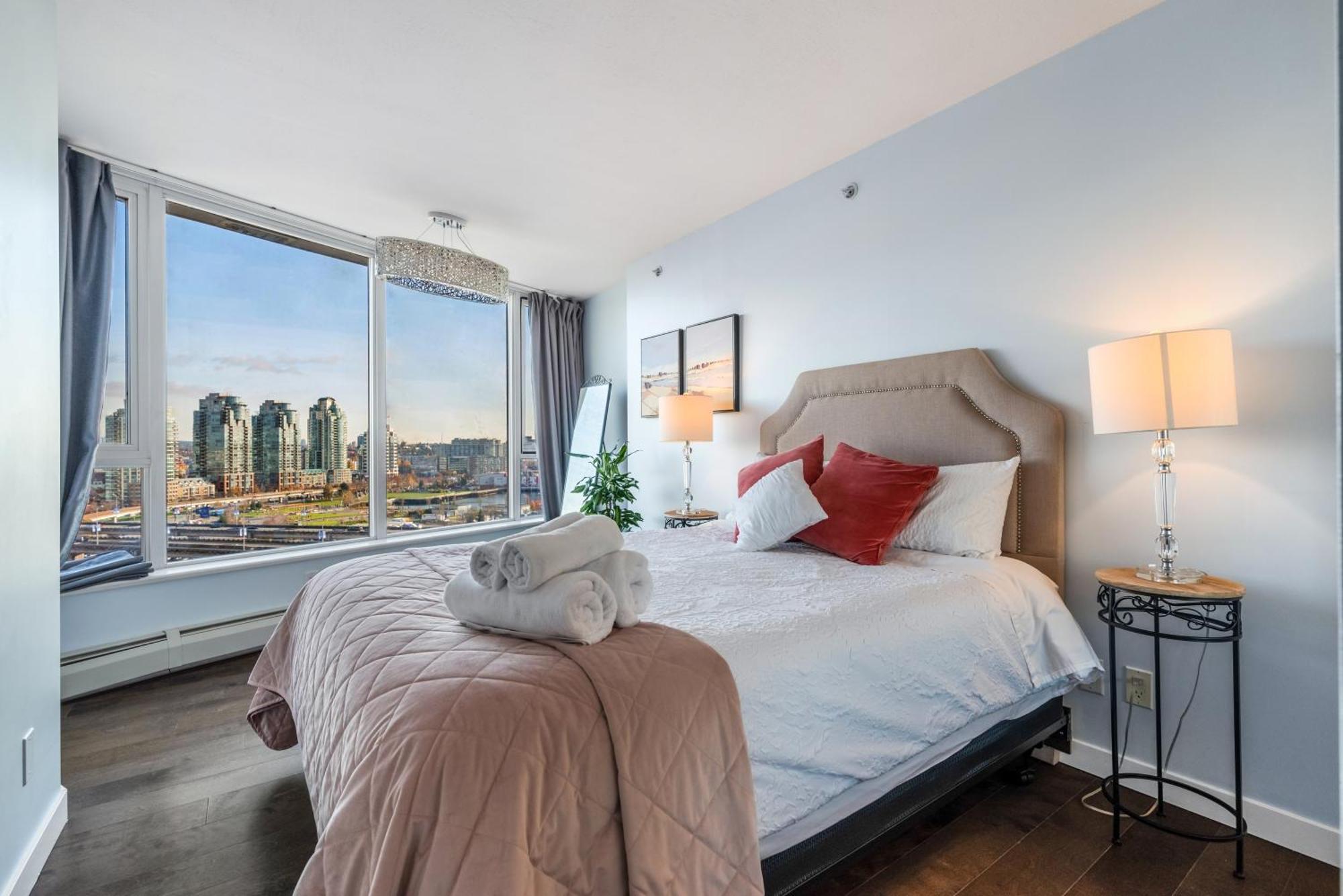 Downtown 1 Bedroom Water View Condo Vancouver Zewnętrze zdjęcie